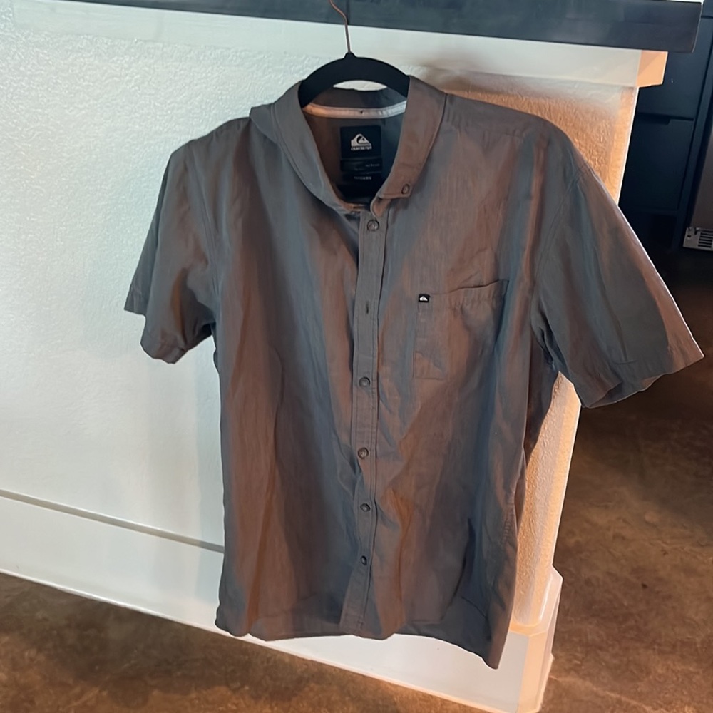 Good condition mens dark grey collared shirt
